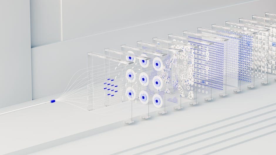 AI neural network processing audio data
