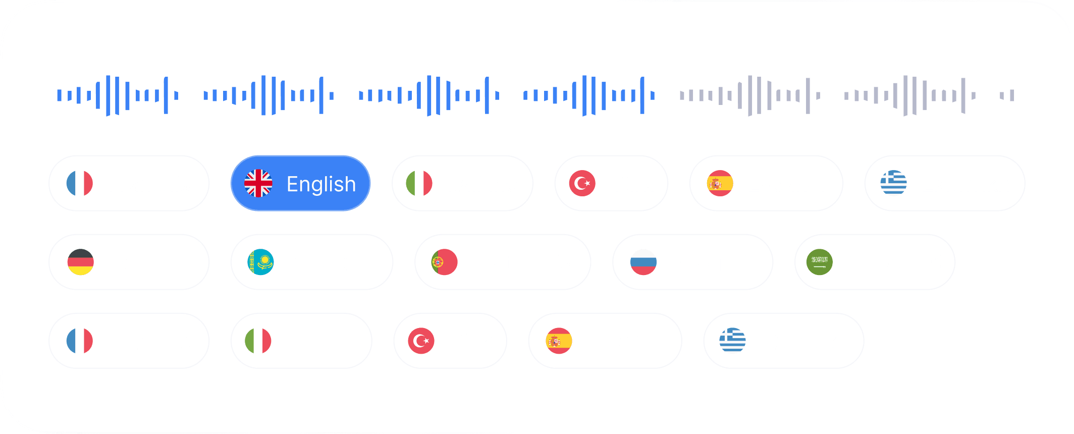 Ilustração de idiomas