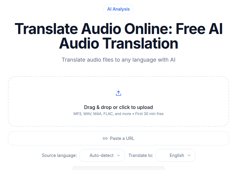 Each language pass starts from the corrected source track